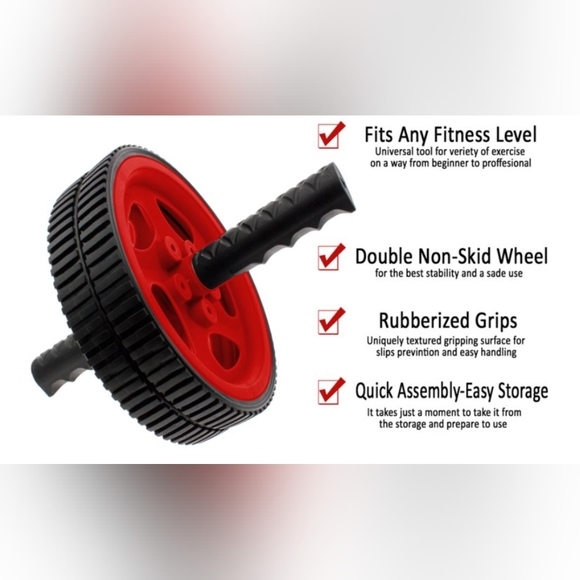 AB Roller Wheel Power - Exercise & Fitness Wheel for Core - Picture 3 of 5